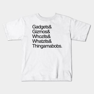 Gadgets and Gizmos Kids T-Shirt